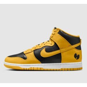 NIKE DUNK HI WU-TANG CLAN HJ4320-001 Yellow Black Men's Sizes 8 & 8.5 NEW